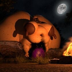 1:1 3d_(artwork) 3d_background absurd_res adri164 anthro areola ass bald big_breasts big_butt big_nipples big_vulva black_lips black_nose breasts brown_nipples campfire canid canine canis colored detailed detailed_background digital_drawing_(artwork) digital_media_(artwork) dildo domestic_dog elderly elderly_anthro elderly_female female genitals grass hairy hairy_body hairy_breasts hairy_legs hammerspace hammerspace_pussy hand_on_breast hi_res huge_breasts huge_butt huge_hips hyper hyper_butt hyper_dildo hyper_genitalia hyper_hips hyper_pubes hyper_vulva light lighting lips log long_nipples mammal mary_mabuff mixed_media molosser moon morbidly_obese morbidly_obese_anthro morbidly_obese_female nipples nude obese obese_anthro obese_female outside overweight overweight_anthro overweight_female penetration plant pubes pug ridiculous_fit sex_toy shaded sitting sitting_on_log small_molosser solo tan_body tan_skin thick_thighs toy_dog vulva wide_hips wilderness wood