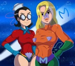 2girls arms_on_waist ass ass_cheeks ass_visible_through_thighs bandana_on_neck barnacle_boy barnacle_boy_(young) beautiful beauty belly belly_button belt big_ass big_boobies big_booty big_breasts big_butt big_milkers black_hair blonde_hair booty breasts clavicle clothed clothing collarbone curvy curvy_body curvy_female curvy_figure cute dalley_le_alpha duo eyebrows eyelashes female female_only fit fit_female glasses gloves green_pants hay hero hero_pose heroine hourglass_figure hourglass_figured_female huge_ass huge_boobies huge_boobs huge_breasts leotard light-skinned_female light_skin long_gloves long_hair looking_at_viewer mature mature_female meaty_ass meaty_butt medium_breasts mermaid_man mermaid_man_(young) milf milf_body milkers navel nickelodeon orange_shirt panties red_shirt round_ass round_boobies round_breasts round_butt round_glasses rule_63 sea_star seductive seductive_eyes seductive_look seductive_smile sexy sexy_body sexy_female sexy_pose shell shell_hair_ornament shiny shiny_clothes shiny_hair shiny_skin short_hair slim slim_female slim_waist small_hat smile smiling_at_viewer solo_female spankable_ass spongebob_squarepants standing thick thick_ass thick_butt thick_hips thick_legs thick_lips thick_thighs thigh_lines thighhighs tight_clothes tight_clothing toned toned_body toned_female underwater very_long_hair voluptuous voluptuous_female wide_hipped_female wide_hips wide_thighs young_adult young_adult_female younger_female