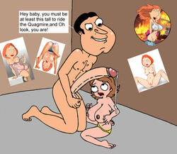 age_difference breasts family_guy glenn_quagmire hair huge_cock imminent_rape large_breasts penis sbb size_difference