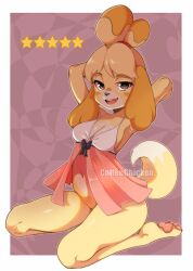 isabelle (animal crossing) from animal crossing by coffeechicken