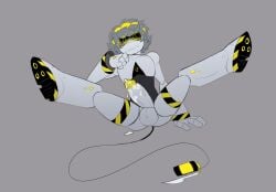android balls cum cum_drip cum_on_penis dick disassembly_drone drone embarrassed glitch_productions mak_aholic male male_only murder_drones n_(murder_drones) penis robot robot_boy self_upload solo spread_legs tagme tail twink white_body
