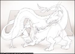 haku (spirited away) from disney by artonis