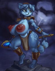 krystal from nintendo by wabutt