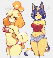 ankha from animal crossing by coffeechicken