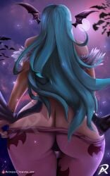 morrigan aensland from darkstalkers by tonyraart