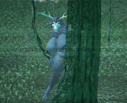 cryptid huge_ass huge_breasts static thicc thicc_thighs vrchat vrchat_avatar wendigo wide_hips