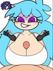 1boy 1girls 3:4 animated beat_banger beat_banger_(friday_night_funkin) beat_banger_(mod) beaten big_breasts blue_hair breasts cleavage clothed_paizuri friday_night_funkin friday_night_funkin_mod good_beat_banger_mod heart-shaped_pupils huge_breasts large_breasts long_hair looking_at_viewer mp4 no_sound paizuri paizuri_under_clothes penis purple_eyes sex shorter_than_10_seconds sky_(friday_night_funkin) skyblue skyblue_(friday_night_funkin) skyverse spicyboi symbol-shaped_pupils titjob titjob vertical_video video