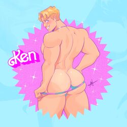 barbie_(2023) barbie_(franchise) ken_carson male male_only mdart89 solo_male thong underwear