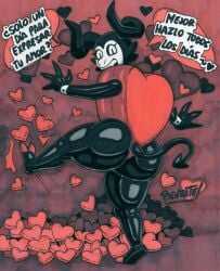 costume el_diablo_(parasitedeath) heart parasitedeath valentine's_day