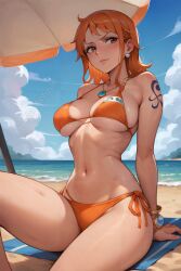 female female_only maxartison nami_(one_piece) one_piece