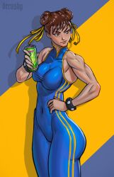 chun-li from street fighter by derushy