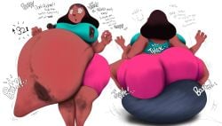 barrybbeesly hyper_pregnancy indian_female pregnant pregnant_female priyanka_maheswaran steven_universe