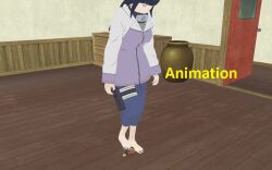 barefoot crush crush_fetish crushed_underfoot feet foot_fetish hyuuga_hinata micro mikumikudance mmd naruto_(series) stomping trampling uzumaki_naruto