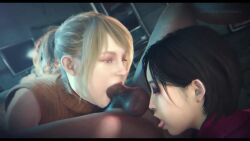 1boy 1boy2girls 2girls 3d 3d_animation ada_wong ada_wong_(adriana) alternate_version_available anilingus anilingus_from_female animated ashley_graham ashley_graham_(ella_freya) asian_female bayernsfm black_hair blonde_female blonde_hair blonde_hair_female blowjob blue_eyes blue_plate_special bob_cut capcom caucasian_female chiyo1000nights dark-skinned_male dark_hair dark_skin fellatio female female_rimming_male ffm_threesome human human_only impasfx indoors interracial licking_anus light-skinned_female looking_at_viewer male male/female moaning_in_pleasure not_furry older_female_younger_female older_woman_and_teenage_girl oolay-tiger opennsfwsp oral oral_penetration oral_sandwich oral_sex partial_male penis ponytail resident_evil resident_evil_4 resident_evil_4_remake rimjob rimming rimming_male shorter_than_30_seconds sound sound_edit sound_effects straight tagme tongue_in_anus video