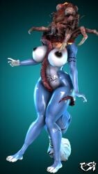 1female 1girls 2024 3d absurd_res big_ass big_breasts big_butt black_nipples blue_fur blue_tail brainwashed corruption digital_media_(artwork) exposed_breasts face_covered face_fucking face_sucking female fur furry furry_female furry_only head_capture hi_res huge_ass huge_breasts hypnosis infected krystal krystal_(star_fox) mammal mind_break mind_control ne-α_type nintendo nipples nude nude_female parasite psikokinetic resident_evil_3 resident_evil_3_remake source_filmmaker standing star_fox swallowed tattoo tentacle tentacle_penetration thick_ass thick_hips thick_thighs vore zombie zombie_girl zombification