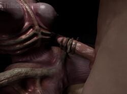 1boy 1girls 30_seconds 3d alien alien/human alien_girl animated breasts caressing_face cum cum_on_belly cum_on_body cum_on_lower_body cumshot female grabbing_breasts handjob human human_on_monster male male/female masturbating masturbation medium_breasts monster monster_girl nightmare_waifu original original_character penis sound thinecrawler video