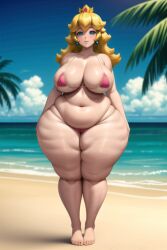 ai_generated akimbo223 blonde_hair huge_ass princess_peach stable_diffusion