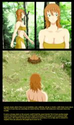 female jungle nature outdoors plant solo text virgin