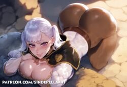 ai_generated ass_bigger_than_head big_breasts big_butt black_clover breasts_bigger_than_head busty cleavage commission curvaceous female heavenly_ass huge_ass huge_breasts large_ass large_breasts looking_at_viewer noelle_silva patreon patreon_url patreon_username purple_eyes sinderellaart tease teasing thick thick_ass thick_legs thick_thighs voluptuous voluptuous_female white_hair