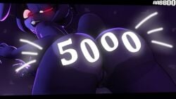 3d_(artwork) animatronic anthro ass bent_over big_breasts big_butt bonnie_(cally3d) bonnie_(fnaf) breasts buckteeth digital_media_(artwork) female five_nights_at_freddy's fredina's_nightclub genitals glowing glowing_eyes lagomorph leporid looking_back machine mammal nude pussy rabbdo rabbit red_eyes robot scottgames scut_tail short_tail solo tail teeth