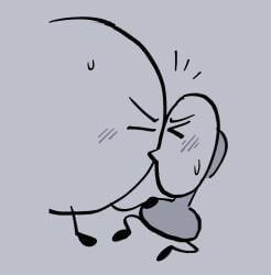 battle_for_dream_island bfdi bfdia blush fanny_(bfdi) female inanimate_object kissing male moonl1temans1on object_show object_show_community object_shows osc snowball_(bfdi) the_power_of_two tpot