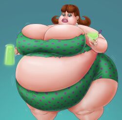 1girls ass bbw belly big_ass big_belly big_breasts breasts cleavage fat fat_belly fat_woman female huge_breasts jimmy_neutron_boy_genius judy_neutron mature_female milf mother nickelodeon obese obese_female overweight overweight_female saturnxart solo solo_female thick_thighs thunder_thighs torn_clothes ur_mom wardrobe_malfunction your_mom