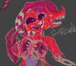 calamity_mod female fish horror monster_girl scary tagme terraria terrariacalamitymod