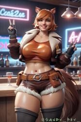 3d ai_generated comic female marvel squirrel_girl_(marvel)