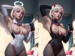 ai_generated lust_goddess nutaku sixtine_(lust_goddess) white_hair