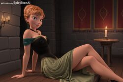 anna (frozen) from disney by spicytoonai