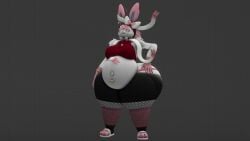 big_ass bubble_butt eeveelution huge_ass kingofthekabuto overweight pokemon pokemon_(species) queenofthekabuto sylveon thick_thighs wide_hips