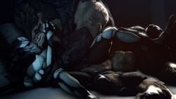 3d 3d_(artwork) interspecies krogan male/female mass_effect penetration penis_in_pussy sex turian unknown_artist