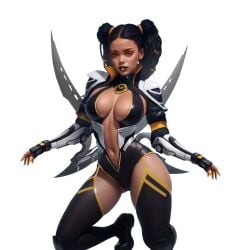 1girls ai_generated ariane_(lust_goddess) black_female brown-skinned_female brown_skin brown_skinned_female dark-skinned_female dark_skin dark_skinned_female lust_goddess nutaku