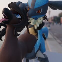 1:1 anthro anthro_on_feral biped chest_tuft chocolate_rain_(oc) close-up cyfx duo equid equine female feral fur hair hi_res horse male male/female mammal nintendo open_mouth pokemon pokemon_(species) pulling_hair quadruped sex standing standing_sex tail tongue tongue_out touching_hair tuft zoophilia