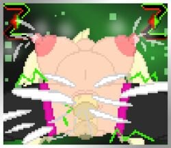 1boy 1girls ass asshole big_breasts bloated_belly blonde_hair breasts cum cum_in_pussy cum_inflated_belly cum_inside cumflated_belly cumflation cumming disembodied_penis excessive_cum excessive_genital_fluids female huge_breasts inflation lactating lactation legs male nipples penetration penis penis_in_pussy pixel_art pussy self_upload squirting_milk stefany_(thebenja05) thighhighs zixy
