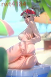 lifeguard mercy from overwatch by rwt4184