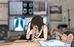 1boy 1boy1girl 1girls absurd_res animated ass bed big_ass big_breasts black_eyes black_hair blowjob blush blush_lines boruto:_naruto_next_generations bottomless_male breasts breasts_out busty clothing cock curvy curvy_figure cute doctor_on_patient fat_ass fellatio female glasses hair hi_res high_resolution highres hips hospital hospital_bed huge_ass huge_breasts huge_cock human kimkun0162 kimono large_ass large_breasts large_penis legs light-skinned_female light_skin lying_on_back lying_on_bed lying_on_person male medical_examination narrow_waist naruto naruto:_the_last naruto_(classic) naruto_(series) naruto_shippuden nipples off_shoulder open_clothes oral oral_penetration oral_sex penis sexually_suggestive shirt shizune sleeveless slim_waist steaming_body steamy_breath sweat sweatdrop sweating sweaty thick thick_ass thick_legs thick_thighs thighs uncensored unprofessional_behavior voluptuous waist wide_hips