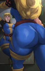 ass ass_focus big_ass galme-way magik_(illyana_rasputin) magik_(marvel_rivals) magik_(retro_x-uniform) mirror