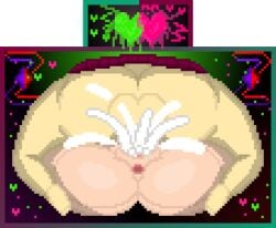 1boy 1girls anus ass balls big_ass big_butt cum cum_in_pussy cum_inside excessive_cum female fused!zixy heart impregnation_risk male mating_press penis penis_in_pussy penis_inside pixel_art pussy self_upload stefany_(thebenja05) zixy
