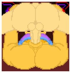 1boy 1girls animated animated animated ass balls big_ass breasts brown_hair frisk frisk_(undertale) legs_up mating_press nipples penis penis_in_pussy pixel_art pussy self_upload sex shirt undertale undertale_(series) zixy