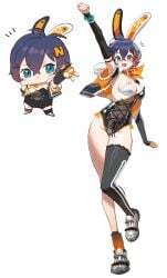 belle_(zenless_zone_zero) bunny_ears bunnysuit tagme tagme_(artist) zenless_zone_zero