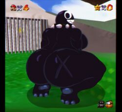chain chomp from mario (series) by fercholito