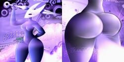 ass ass_focus belly belly_button belly_noises big_ass big_butt big_thighs bug butt_focus fart fart_cloud fart_everywhere fart_fetish farting female frutiger_metro hollow_knight hollow_knight:_silksong hornet_(hollow_knight) no_dialogue no_eyes purple_background pussy samkeeydraws samkvevo stomach_ache stomach_noises team_cherry thicc thicc_ass thicc_thighs thick_thighs