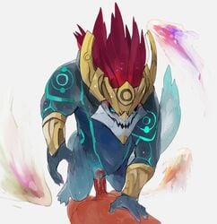 aurelion_sol dragon eastern_dragon erection gay league_of_legends liteu male male_only penis riding scalie sex video_games yaoi