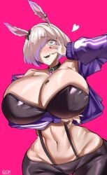 2025 2d 2d_(artwork) 2d_artwork armpits arms_up art big_breasts big_breasts big_breasts black_nail_polish black_shorts black_tubetop blackedtwob blue_eyes blush blushing_at_viewer blushing_female boobs_bigger_than_head boobs_out bowtie bowtie_on_head breast_grab breasts breasts breasts breasts_bigger_than_head breasts_out bunny_ears bunny_girl bunny_ornament choker drawing drawn eye_contact eyebrows eyebrows_visible_through_hair eyelashes eyes eyes_open fair_skin female gior_dannn hand_covering_face happy heart heart_symbol holding_breast image jacket jacket_open light-skinned_female light_skin lips muscles muscular muscular_female nail_polish nails nier nier:_automata pale-skinned_female pale_skin picture pierced_ears piercing piercings pink_background png purple_highlights purple_jacket pushing_breasts_up sadism sadistic sadistic_girl sadistic_smile sexy sexy_body sexy_pose shorts silver_hair smile smiling smiling_at_viewer spade spade_tattoo staring staring_at_viewer tattoo tattoo_on_chest teeth thick_thighs tits_bigger_than_head tits_out topwear tubetop uncensored white_teeth yorha_2b