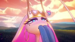 3d animated anthro big_tongue blush earrings heart heart_symbol long_tongue looking_at_viewer music pheromosa pokemon pokemon_(species) sloppydragons sound tagme talking_to_viewer threatening tongue tongue_out video voice_acted vrchat white_body