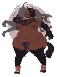 animal_humanoid anthro areola balls black_body black_fur breasts brown_areola brown_body brown_nipples brown_skin bulge cat_humanoid clothing collar crop_top dreadlocks duo ear_piercing ear_ring english_text erection eyewear facial_piercing felid felid_humanoid feline feline_humanoid fellatio footwear fur futanari genitals glasses gold_(metal) gold_collar gold_ring gold_tail_ring grey_body grey_skin gynomorph gynomorph/male hair hi_res humanoid humanoid_genitalia humanoid_penis intersex intersex/male legwear love_handles male mammal mammal_humanoid metal_collar nide nipples nose_piercing nose_ring onomatopoeia oral oral_penetration overweight overweight_gynomorph overweight_humanoid overweight_intersex oz_(ozthegoblin) penetration penile penis piercing ring_piercing roly rule_63 sex shirt shoes simple_background size_difference sound_effects stockings text thong toeless_footwear toeless_shoes tongue tongue_out topwear underwear vein veiny_penis white_background yellow_sclera