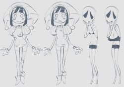 2023 2girls different_breast_sizes female female_only gangle_(the_amazing_digital_circus) pomni_(the_amazing_digital_circus) sketch tagme thatonecummy the_amazing_digital_circus