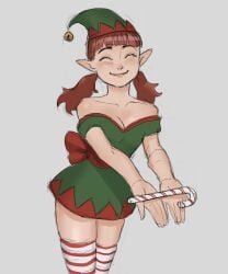 bell candy_cane elf happy imminent_rape imminent_sex ratsandworms red_hair smile stripped_socks