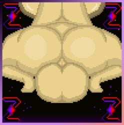 1futa ass ass_focus balls big_ass breasts frisk frisk_(undertale) futa_only futanari huge_ass huge_balls intersex pixel_art self_upload squatting undertale undertale_(series) zixy